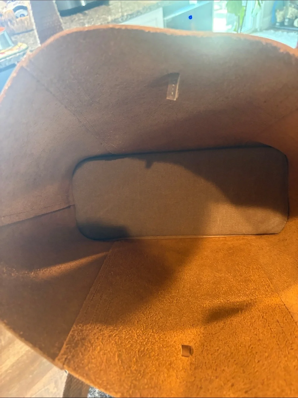 NWOT Leather Tote Bag in Brown - Classic Everyday Carry